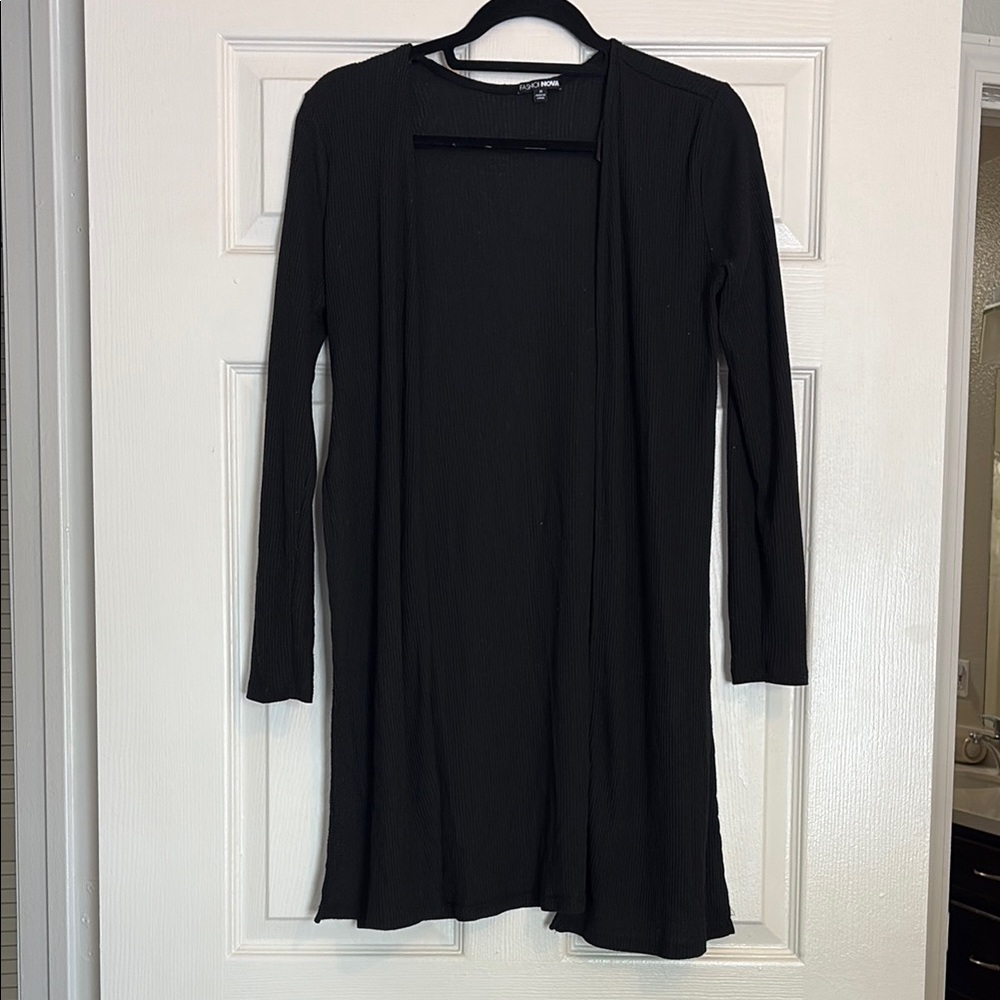 Black Long Sleeve Casual Dress
